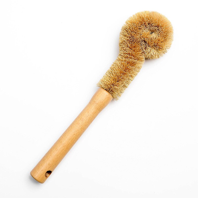 1PCS Kitchen Cleaning Brush Plant Based Made By Bamboo、Sisal、Ebow Coir For Kitchen、Bottle、Dish Cleaning Tools: Cup brush