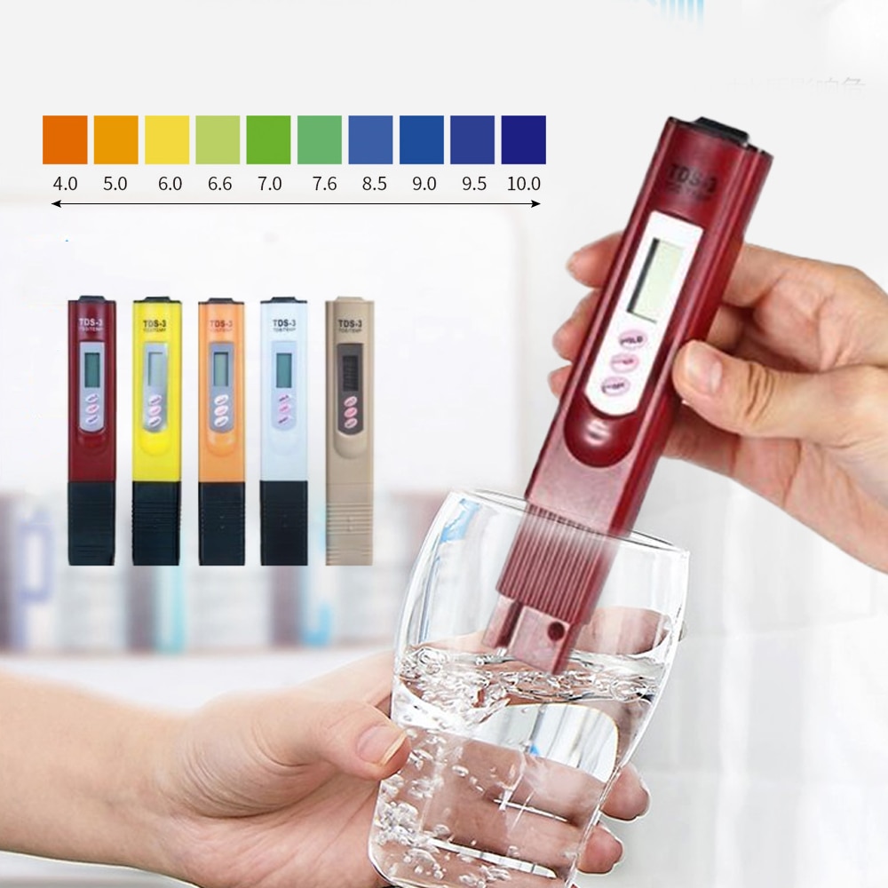 Caneta medidora de ph para aquário, caneta portátil para medição de precisão 0.01