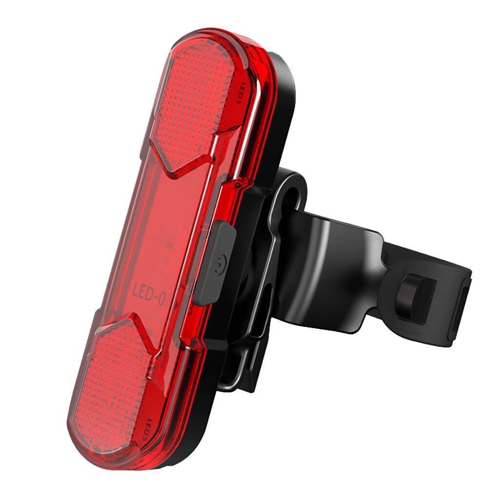 Bicycle Light USB Charging LED Light Night Bike Mountain Bike Rear Light Taillight Of Mountain Road Bicycle Warning Lamp: B