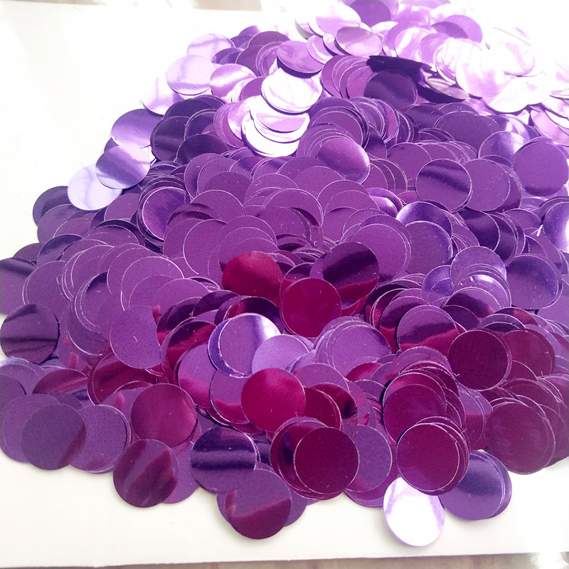 Confettis ronds étoile or Rose 100g, 1.5cm, feuille de paillettes, pour anniversaire, mariage, réception pour bébé, décor de fête: GRIS FONCÉ