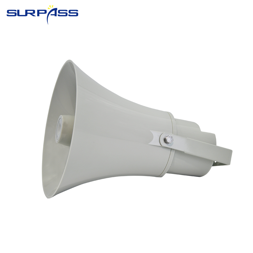 Waterproof IP66 Horn Speaker Outdoor PA Speakers Broadcasting System 30 Watts Loundspeaker ABS Bugle Audio 8Ω for Studio