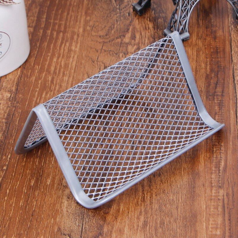 Metal Mesh Business Card Holder For Desk Office Business Card Holder Collection