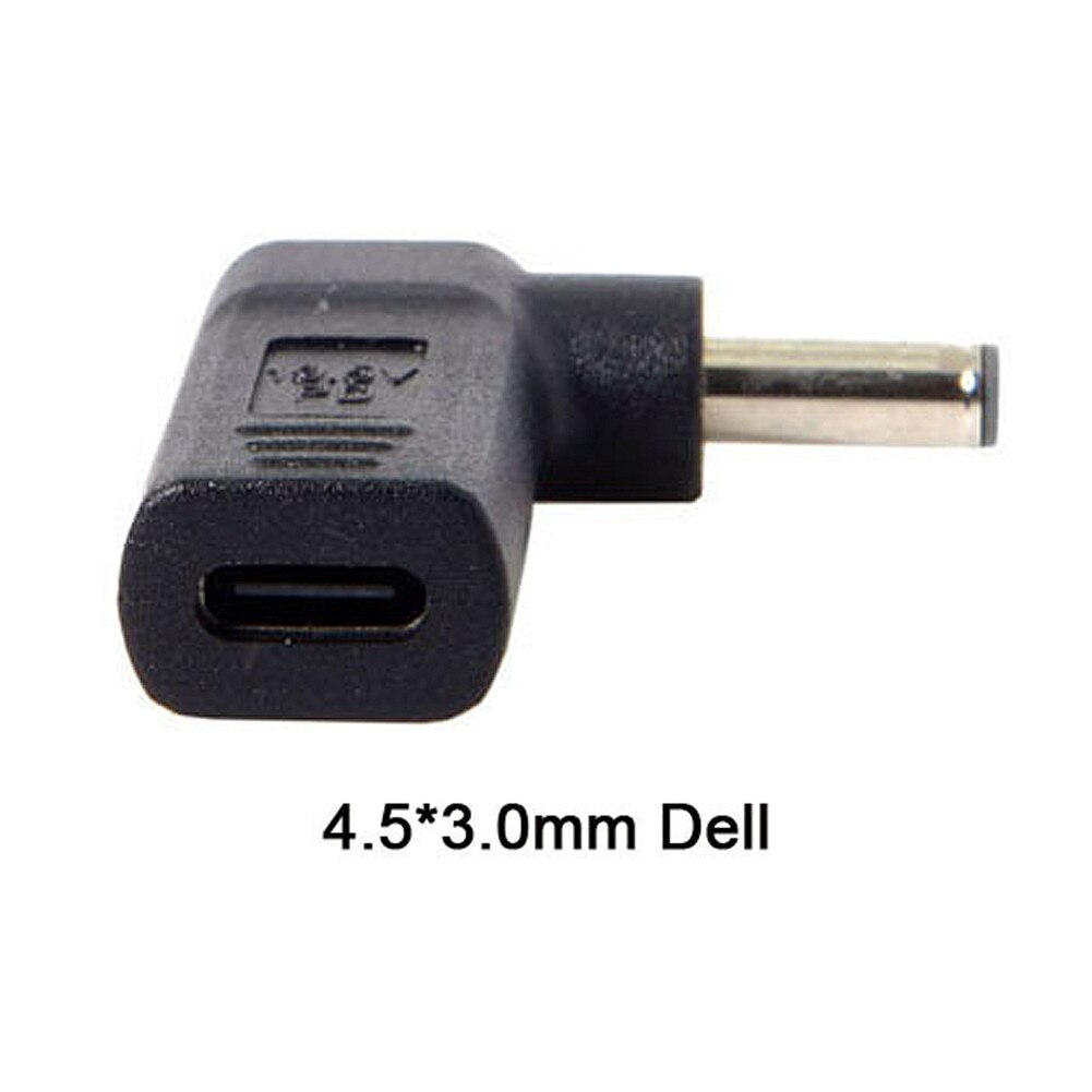 Laptop-ladegerät-adapter-konverter, weibliche dc-strombuchse, usb 3.1 typ c, usb -c 20 v 20 3.25a 4.5a 5.5mm quadratisch 7.4mm 4.0mm