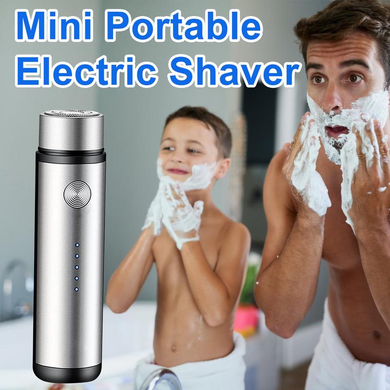 Mens Electric Shaver Washable Electric Razor USB Rechargeable Razors Waterproof Compact Low Nose Mustache Trimmer For Wet And Dr