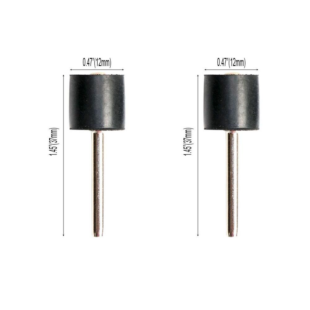 2 Pc/3 Pc Drum Schuren Schuurbanden 1/2 3/8 1/4 Inch Dremel Nail Boor Accessoires 2.35 Mm 3mm Schacht: 2pc 12mm / shank 3mm