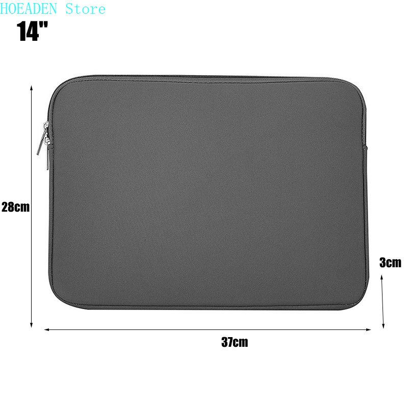 Coque pour Ordinateur Portable et Tablette 12, 13, 14, 15 et 15,6 Pouces, Étui à Fermeture Éclair, Compatible avec Macbook AIR et PRO Retina: Gray 14 Inch