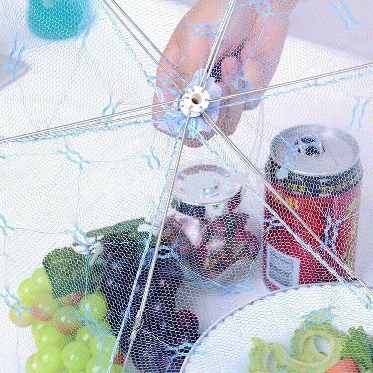 1Pc Kitchen Gadget Umbrella Food Cover Fly-proof Mosquito Net Cover Lace Dining Table Use Food Cover at Home