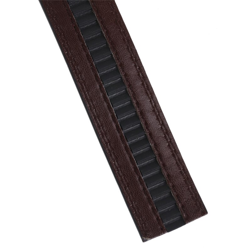 Cinturón de negocios automático de cuero para hombre, reemplazo de cintura sin hebilla,