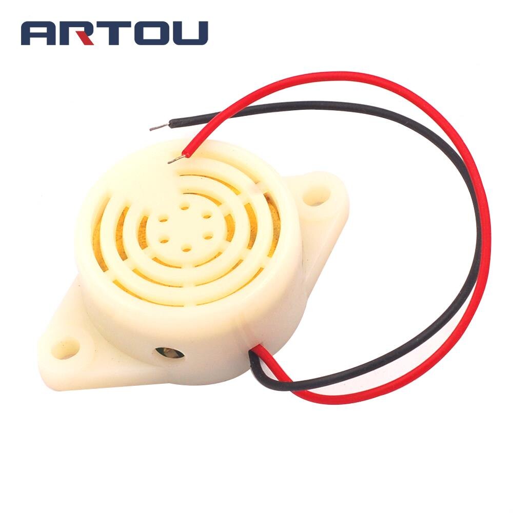 1pcs Piezo Active Buzzer 3V-24V Universal Electronic Buzzer Intermittent Intermittent Sound SFM-27