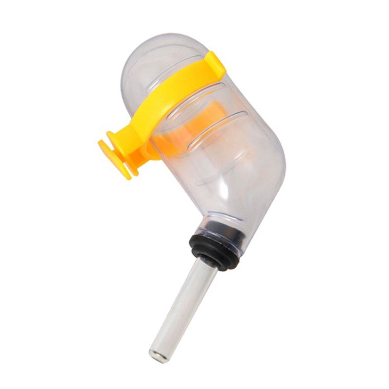 Pets Leak-proof Water Bottle No Drip Small Animal Water Bottle for Small Pet Bunny Ferret Hamster Guinea Pig Critter: yellow