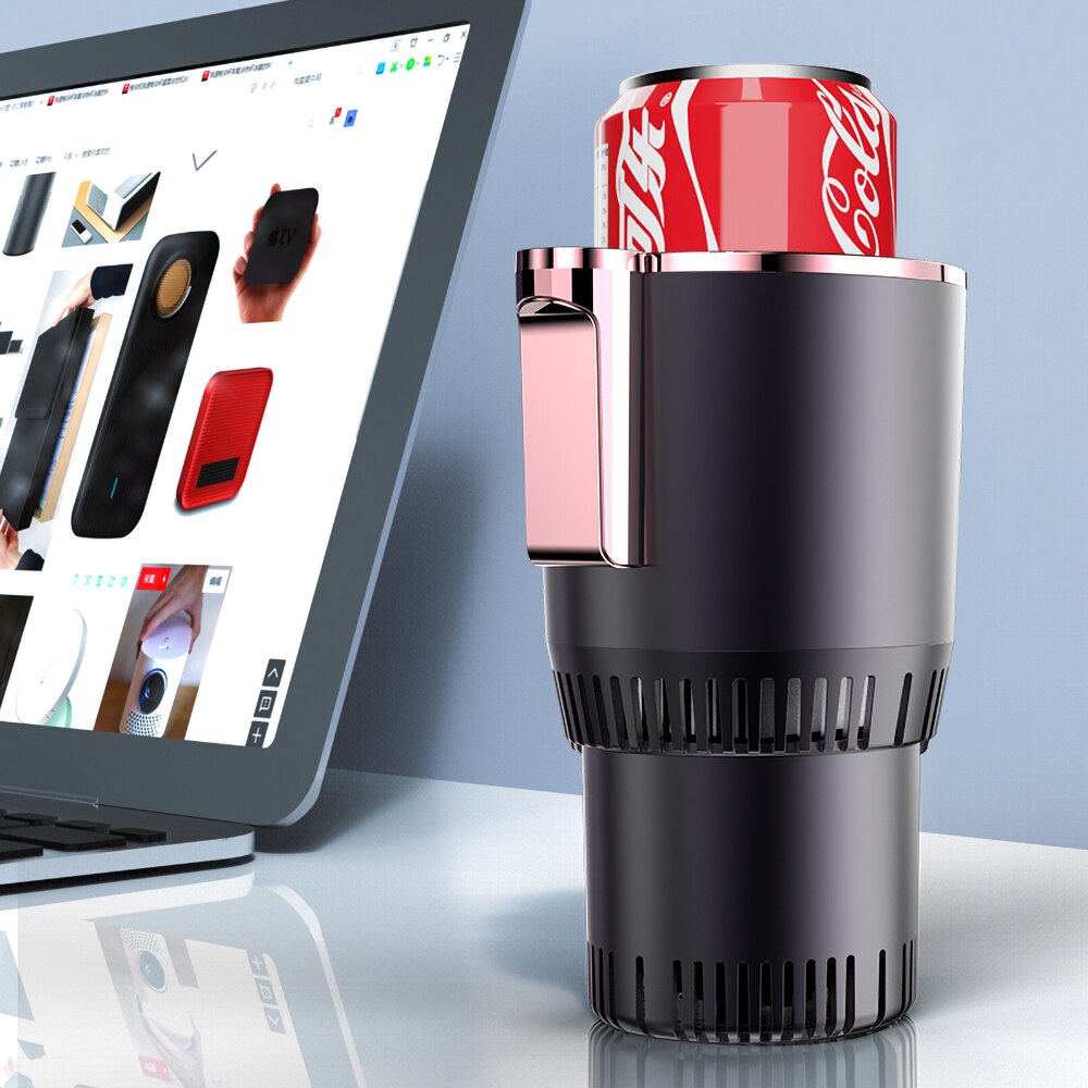 Smart Car Smart And Cold Cup Drinks Holders Home Office Fast Refrigeration Heating Insulation Electric Cup Mini refrigerator