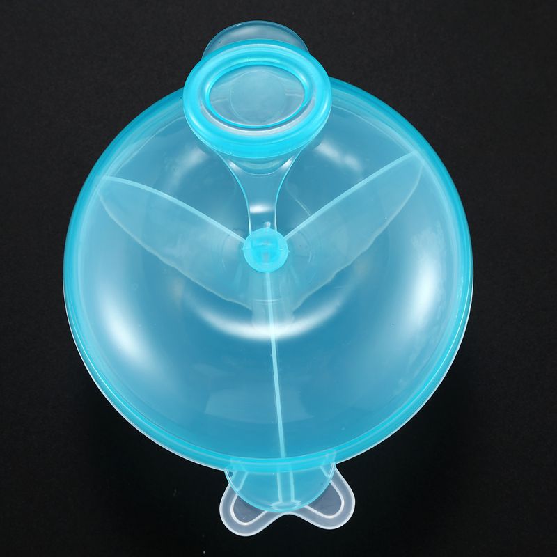 Formula Dispenser, Non-Spill Baby Milk Powder Dispenser and Snack Cup, Baby Food Storage Container (Blue)
