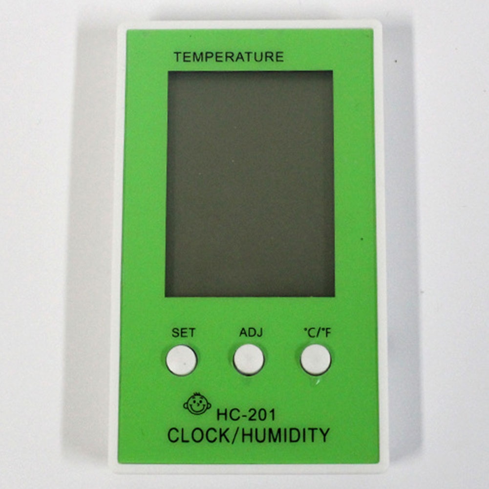 Hygrometer Thermometer Digital Clock Humidity Meter Indoor Outdoor Accurate Home LCD Display Baby Smile