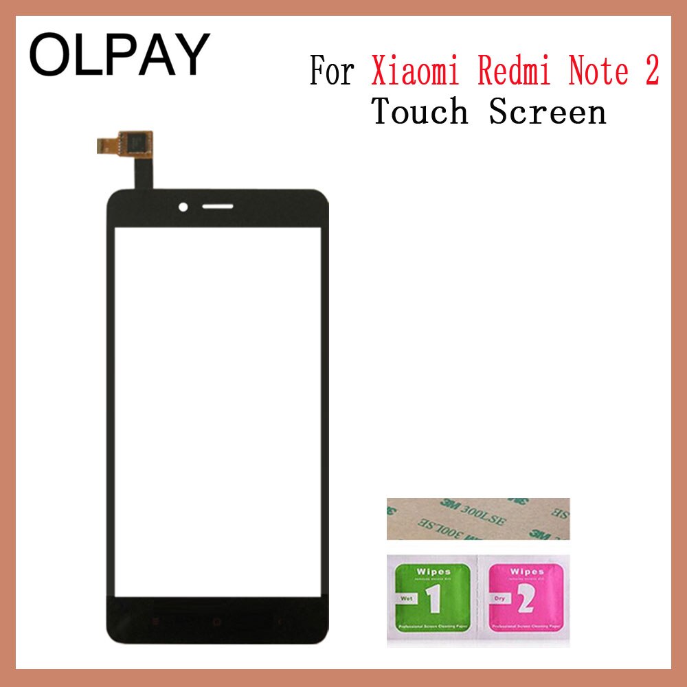 Mobile Phone 5.5'' inch Touch Screen For Xiaomi Redmi Note 1 Note 2 Note 3 Note 4 Note 5A Touch Glass Digitizer Sensor Repair: Black Redmi Note 2