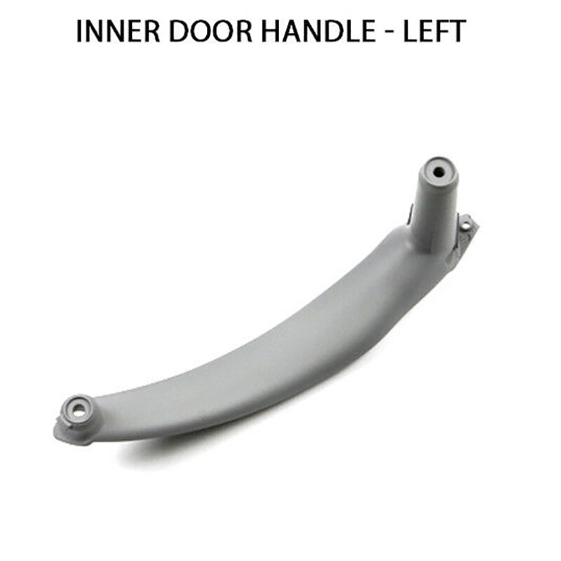 Reposabrazos para puerta interior de coche, cubierta embellecedora de tirar, gris, marrón, negro, Beige, para BMW E70, X5, E71, E72, X6, 2006: Left Gray