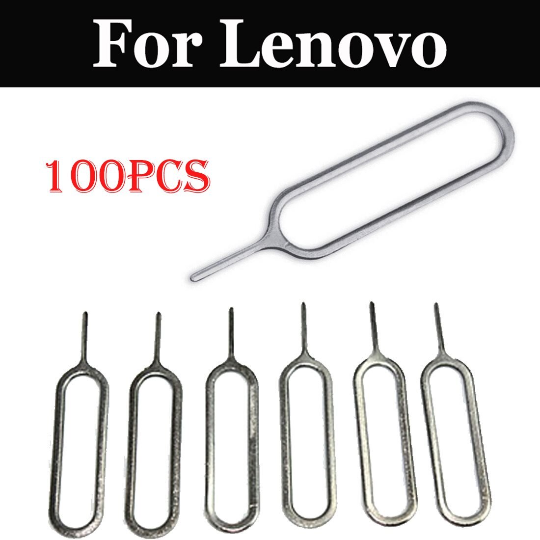 100 pcs SIM Card Tray Removal Eject Pin Key Tool Roestvrij Voor Lenovo Moto G4 G5 Plus G5s G5 G5s plus S5 K5 Note S5 Pro Z5 K5 Pro
