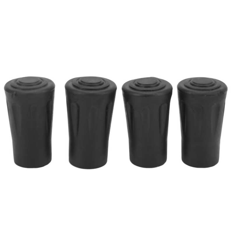 4Pcs Trekking Pole Tips Rubber Vervanging Tip Protectors Voor Wandelstokken Met 12Mm Gat Diameter Wandelen Accessoires: Type A 12 mm