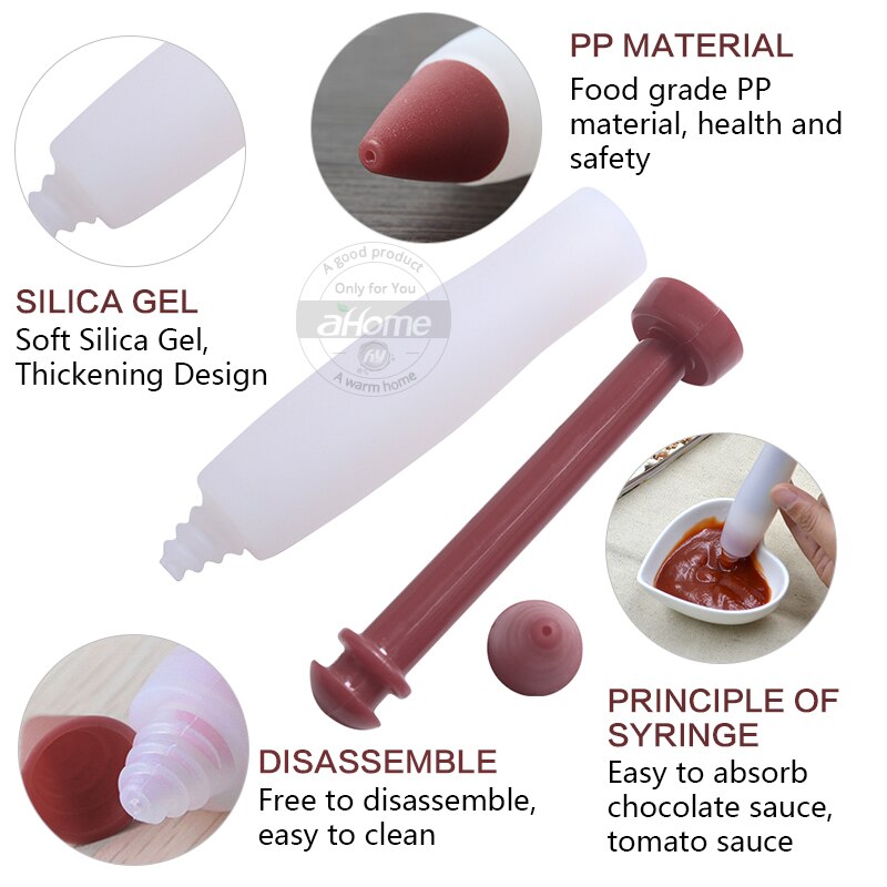 1 pcs Cake Dessert Decoratie Pen Versieren Pen Chocolade Schrijven Pen Gebak Cake Versieren Gereedschap Dessert Tool