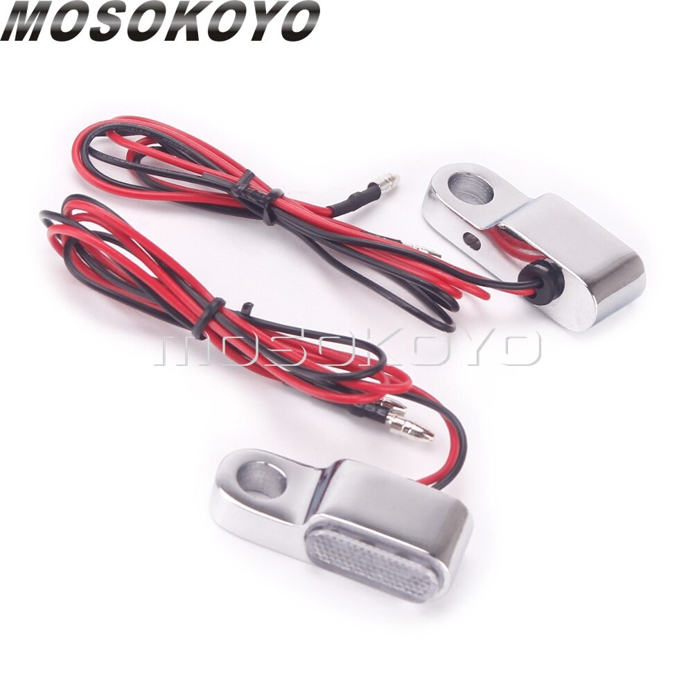 LED Mini Motorrad Blinker Anzeige Blinker Licht Blinkt Läuft Lampe für Harley Sportster Cafe Racer Chopper Bobber