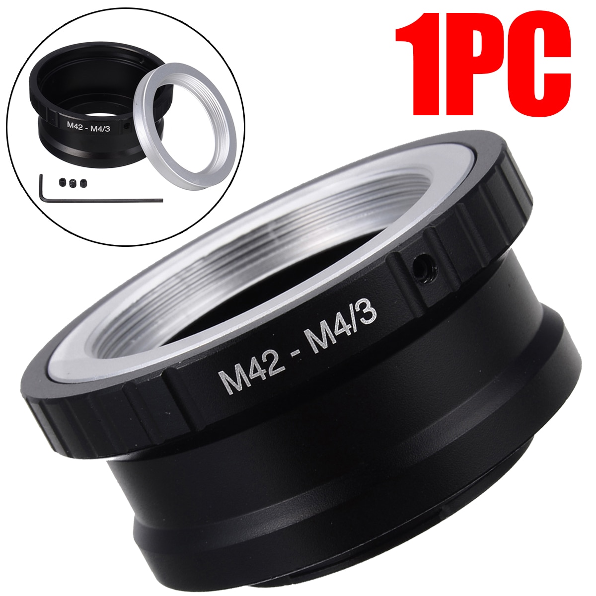 Mayitr 1PC Camera Lens Adapter Ring M42 Lens Om Een Micro 4/3 M4/3 MFT Mount Voor O -lympus Pen voor Panasonic Lumix G
