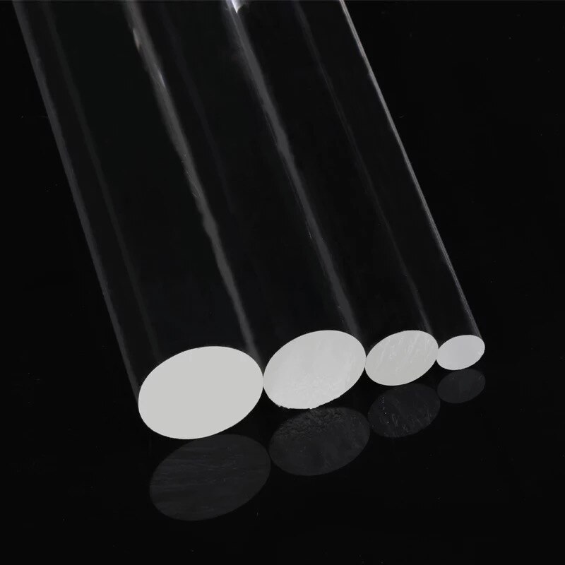 10 Pcs Acryl Hoge Transparante Organische Glazen Staaf Multi Size Lengte 25 Cm Diy Ambachtelijke Architectonisch Model Materiaal Architectuur