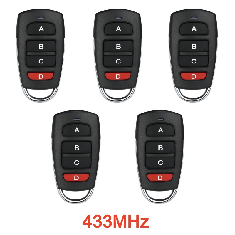4 botones inalámbrico RF 315MHz/433,92 MHz Control remoto copia código puerta de garaje duplicador llave abridor remoto