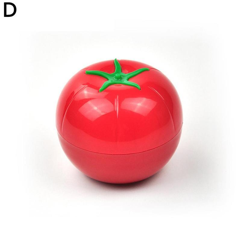 Caja de plástico para almacenamiento de alimentos, organizador con forma de verdura, ajo, limón verde, cebolla, pimienta, tomates, accesorios Hol X0F4: D