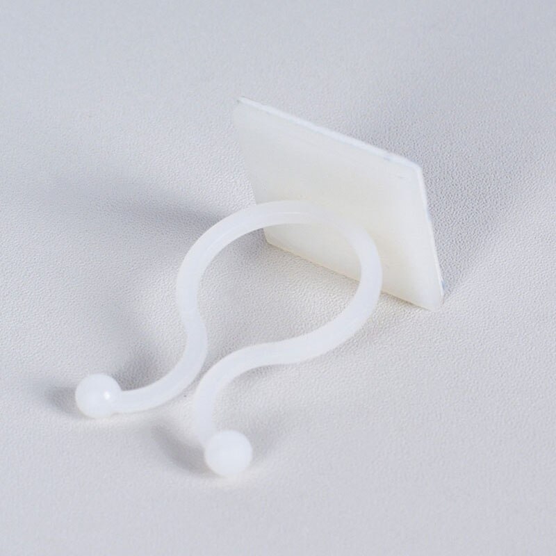1Pack S/M/L Size Invisible Wall Plastic Clamp Clip Plant Climbing Wall Clip Wall Vines Fixture Wall Sticky Hook Holder