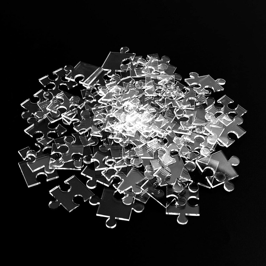 108 teile/satz transparent Acryl Puzzle Puzzle freundlicher Pädagogisches betonen Linderung Spielzeug Kunststoff Für freundlicher 12-16 Jahre