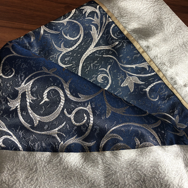Rayuan polyester marineblå blomsterblabket sengetæppe dobbeltlags sengeløber sengetøj enkelt dronning konge seng dække håndklæde beskytter