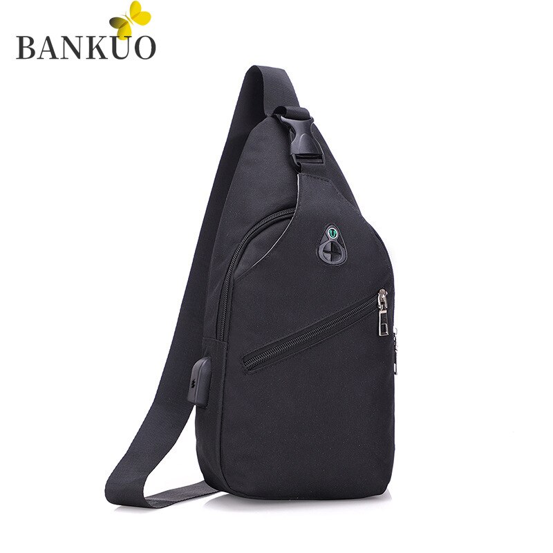 BANGUO Simplicity Men's Chest Bag Europe and America Tide Products Leisure Outdoor Shoulder Messenger Business Backpack Z3