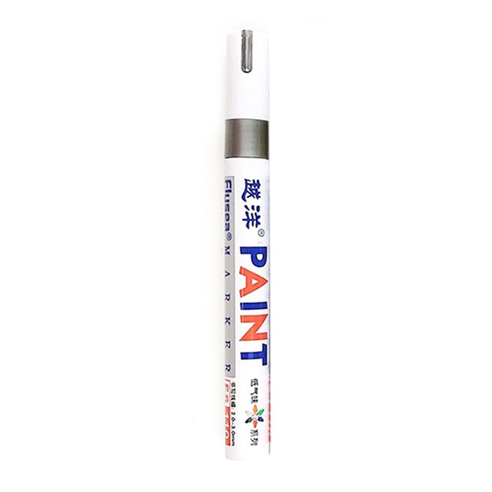 5 farbe Wasserdichte Auto Reifen Reifen Malen Marker Kuli Reifen Wasser Basierend Prämie Füllen Farbe Stift dauerhaft Farbe Marker Graffti fettige: Silber-
