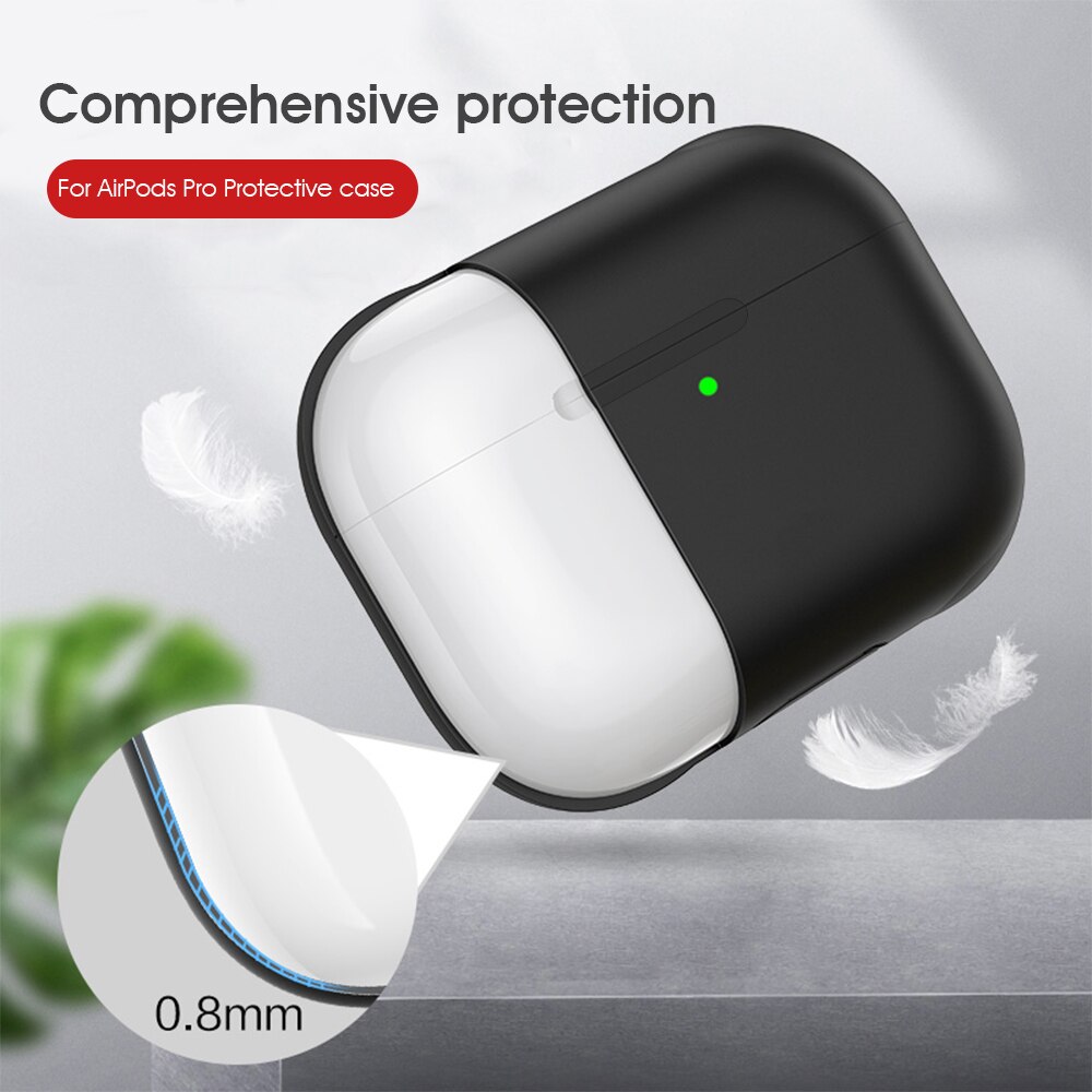 Silikon Fall Für Airpods Pro Fall Soft Drahtlose Bluetooth Fall Für Airpod Pro Fall Abdeckung Für Air Schoten 3 Fundas capa Coque Shell