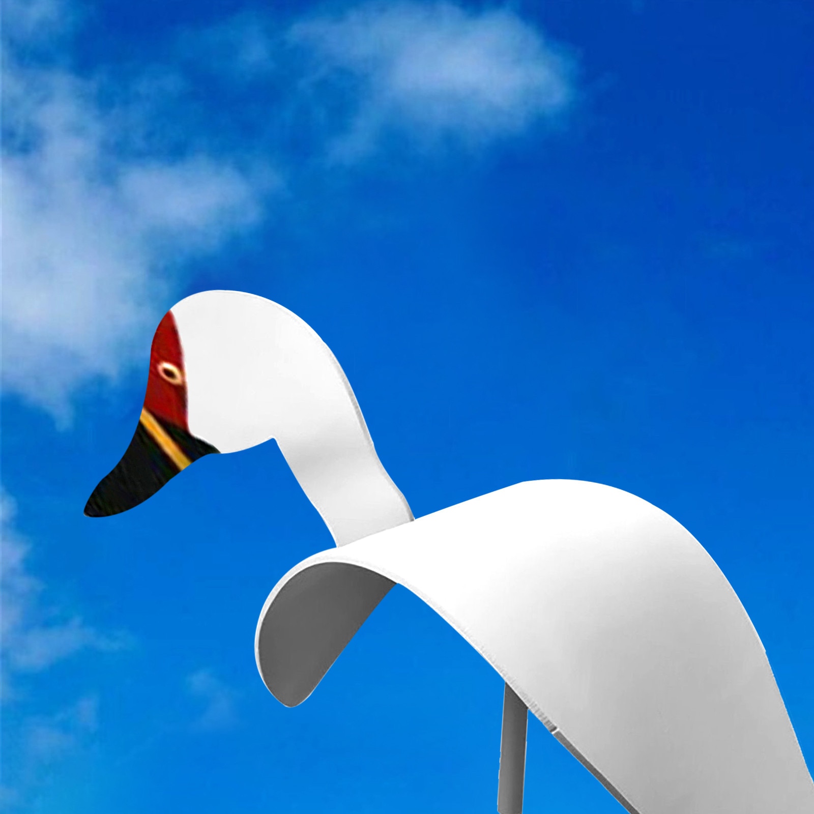 1/3/5pcs Garden Decoration Colorful Swirl Birds Move With The Wind Flamingo Outdoor Yard Erected Furnishings Home Decor