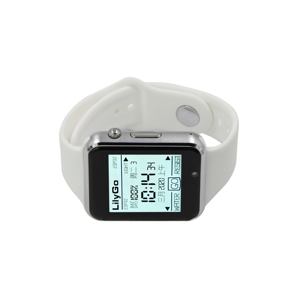 LILYGO® TTGO T-Watch ESP32 Main Chip 1.54 Inch Touch Display Programmable Wearable Environmental Interaction: White