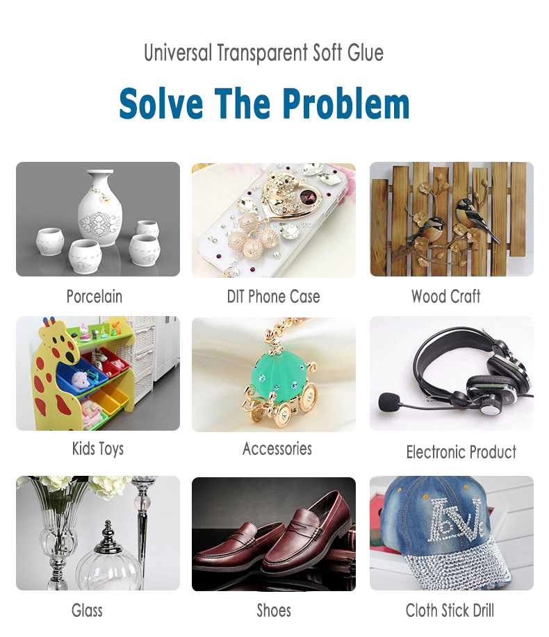 Clear Contact Telefoon Reparatie Lijm Multifunctionele Lijm Voor DIY Glas Plastic Precisie Applicator Inbegrepen 15 ml B7000 Lijm Reparatie