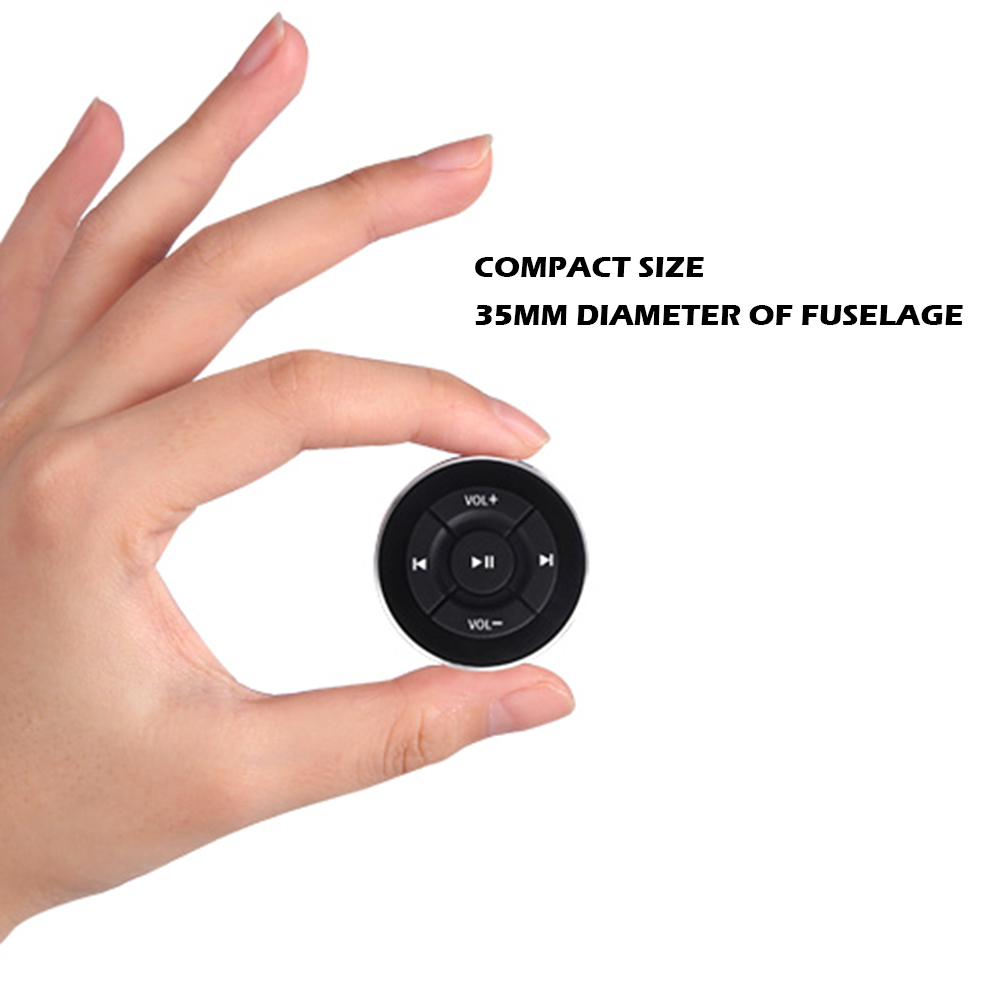 Bluetooth Ratbetjent Fjernbetjening - Kompatibel iOS Android - Holdbar ABS