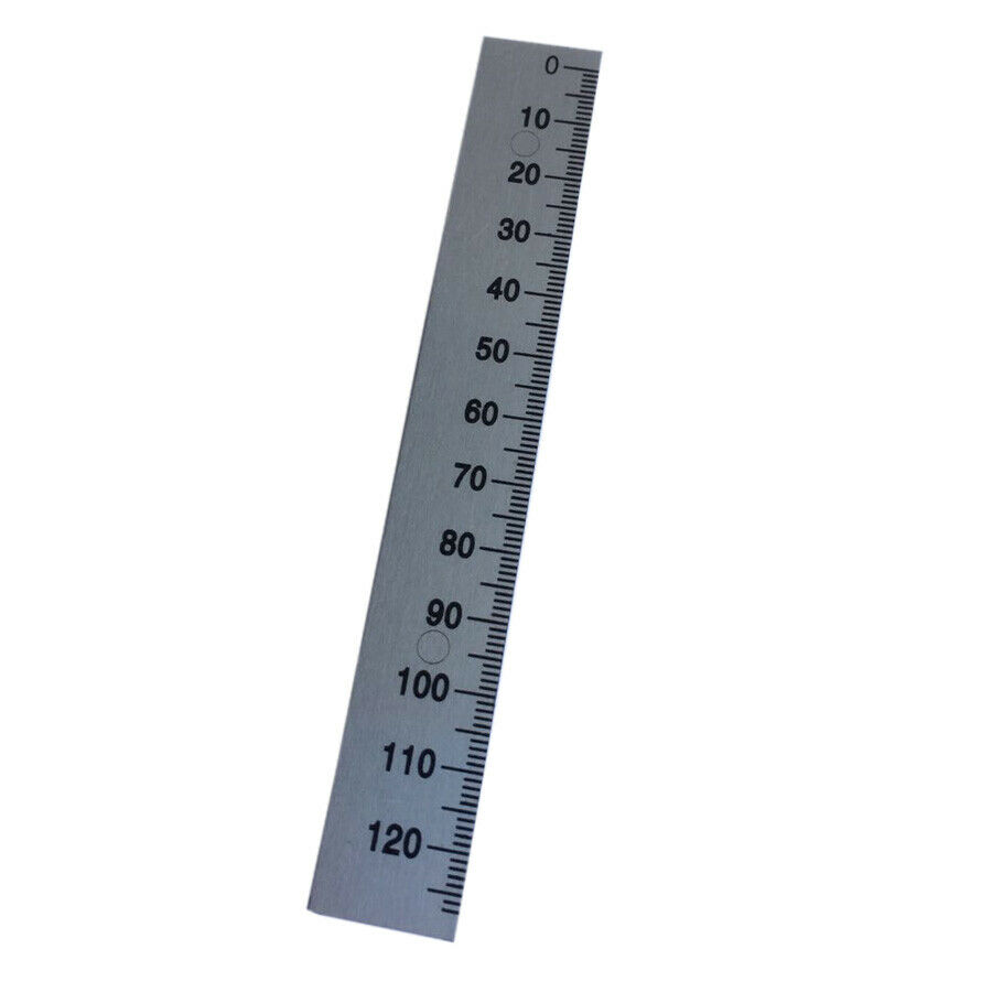 Milling Machine 0-120mm Depth Feed Rod Scale Ruler Aluminum B159 CNC Milling Machine Lathe Machine