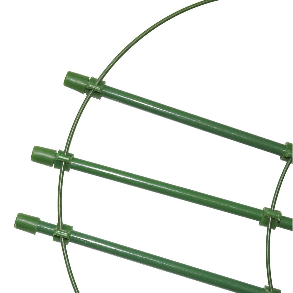 1 Pc Durable Climbing Vine Rack 45cm/60cm Plastic Coated Iron Plant Support Frame Garden Balcony Plant Flower Trellis