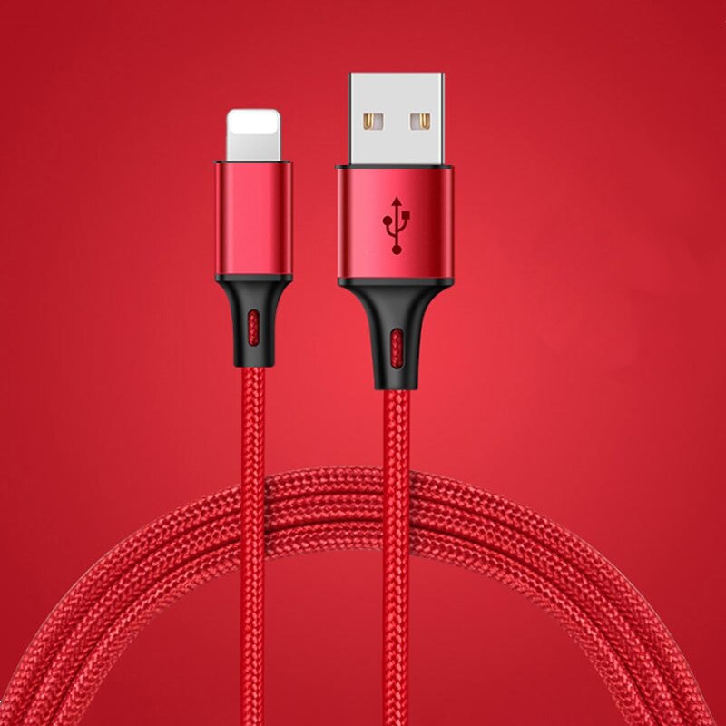 50CM 1M 2M 3M Daten USB Ladung Schnell Kabel für iPhone 6 S 6 S 7 8 Plus X XR XS Max 5 5S SE iOS Herkunft kurze lange Draht Kabel Ladegerät: verrotten / 1M
