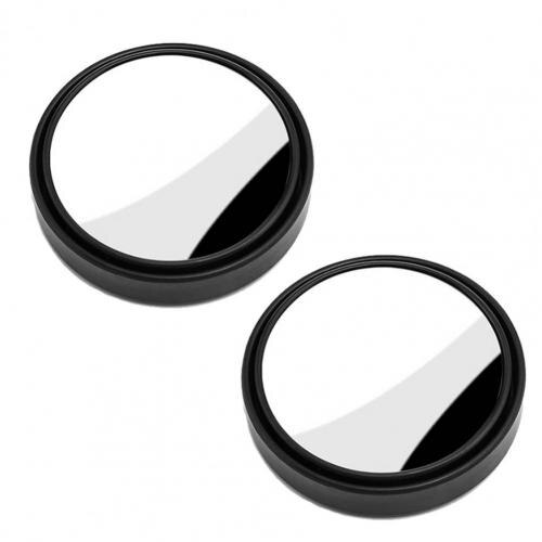 1Pair Car Side Mirror Easy to Observe Car Rear View Mirror Universal Fit Unbreakable Car Door Mirrors:  Black