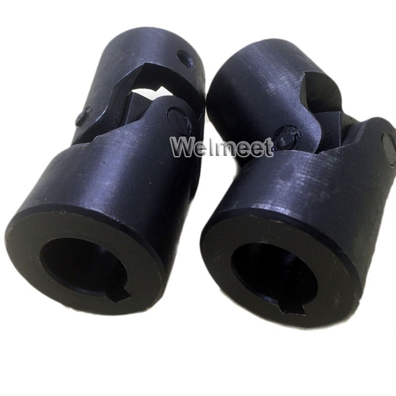 1pcs 10mm-22mm Hole Motor Output Shaft Coupler Connector Cross Universal Joint Coupling Bushing with Keyway