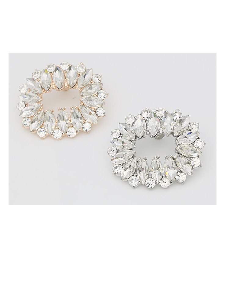 Rhinestone sko spenne sko klips gull sølv sko dekorasjoner kvinner jente bryllup fest daglig bruk