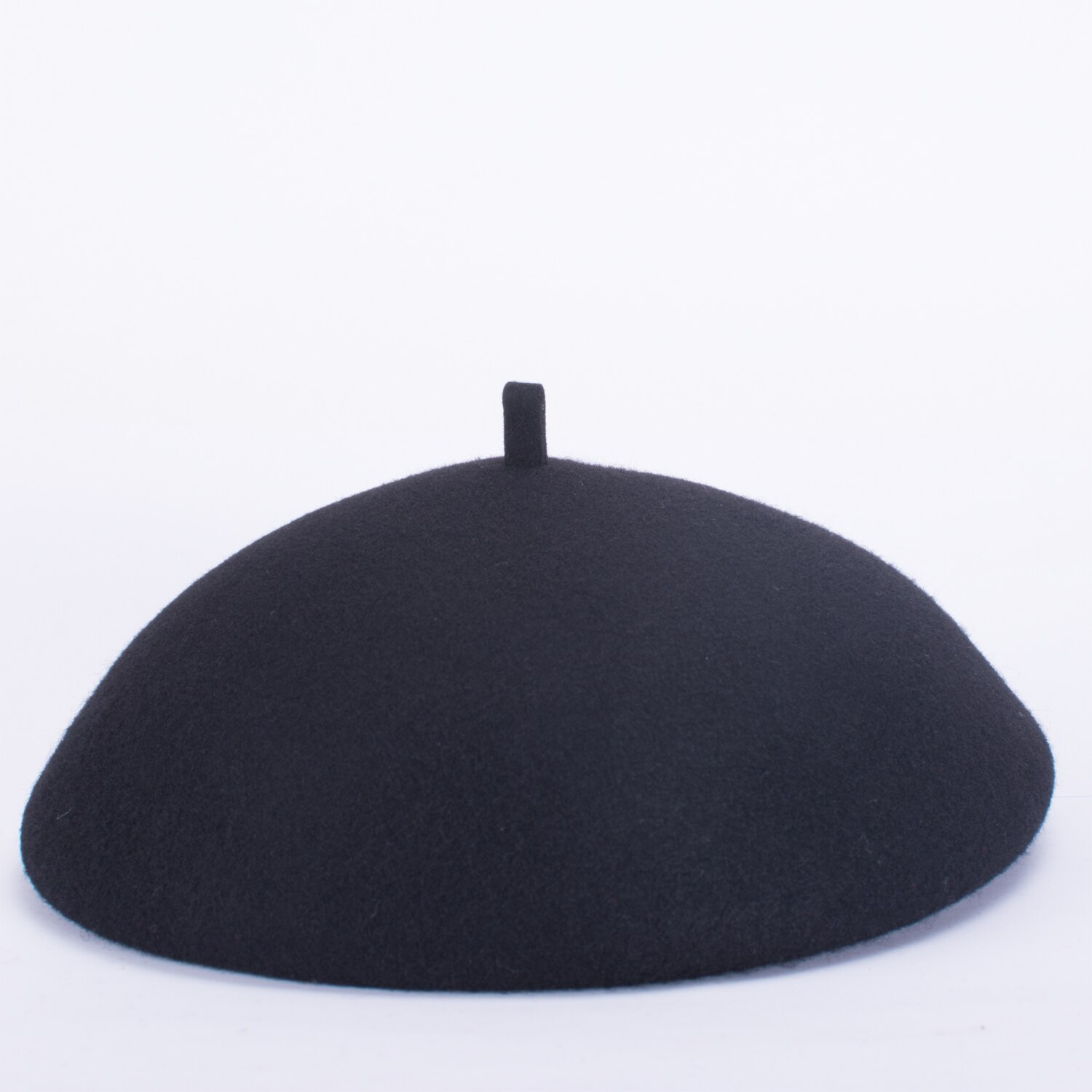Womens Dames Royal Stijlen Zachte Witte Baret 100% Wol Vilten Hoeden Fascinators: Black