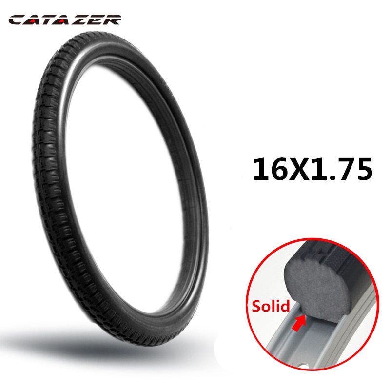 16 Inch 16175 Bicycle Solid Tires Bicycle Bike Tires 16x175 Rubber