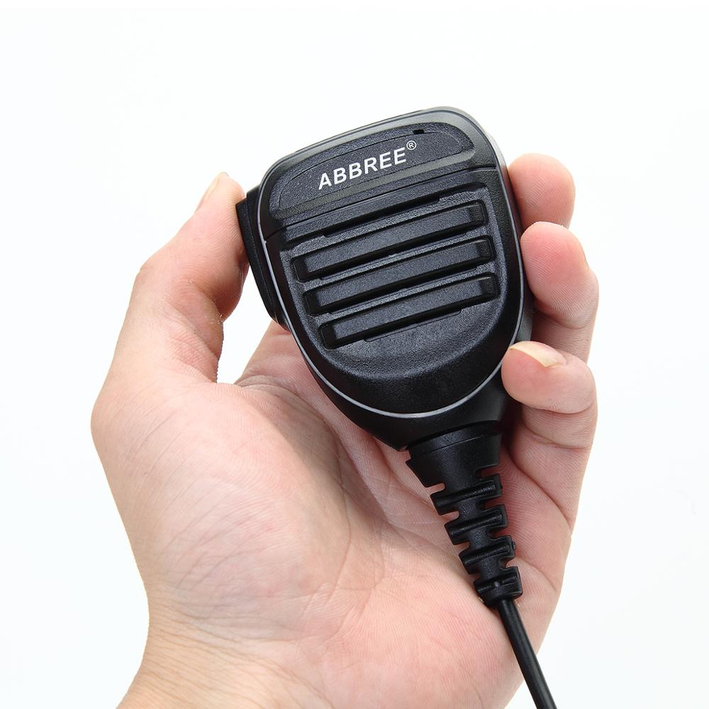 ABBREE AR-770 Waterproof Speaker MIC Accessories For TYT Pofung Handheld UV-5r UV-82 Bf-888s AR-F8 UV-5R Microphone