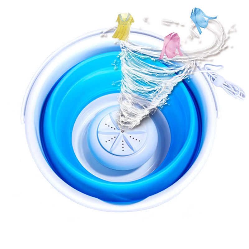 ABS Plastic Folding Mini Portable Laundry Machine Clothes Washing Machine Portable Mini Washing Machine Laundry Products