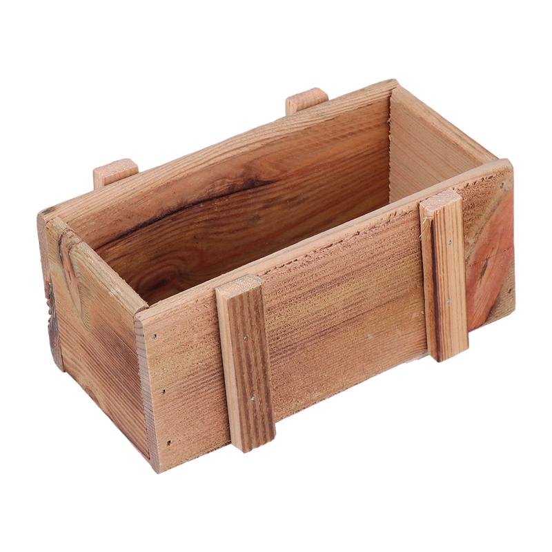 Wooden Flowerpot Succulent Pot Durable Wooden Storage Box Plant Container