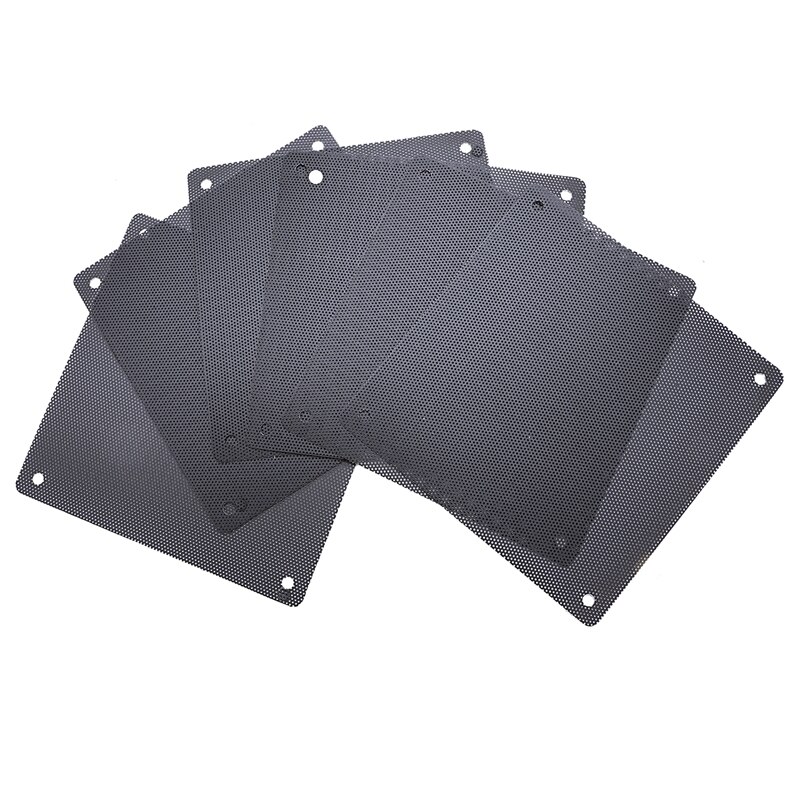6 stk 12cm datamaskinnett pvc pc vifte kjøligere støvfilteretui støvtett deksel støvdeksel