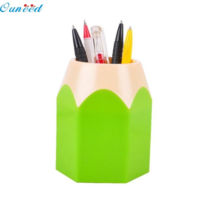Ouneed happy make-up kwast potlood pennenpotje briefpapier